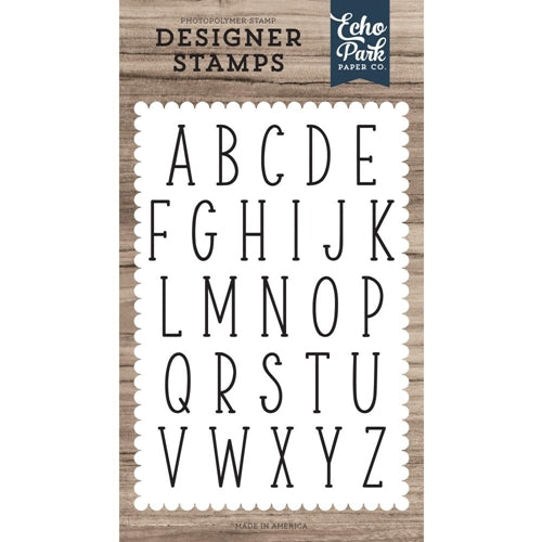 MCKELL UPPERCASE ALPHABET STAMP