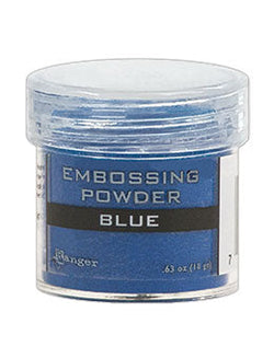 BLUE EMBOSSING POWDER