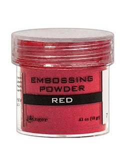 RED EMBOSSING POWDER