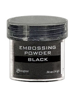 BLACK EMBOSSING POWDER