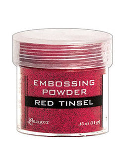 RED TINSEL EMBOSSING POWDER