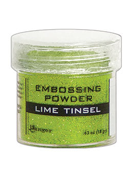 LIME TINSEL EMBOSSING POWDER