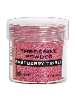 Raspberry Tinsel Embossing Powder – L'atelier Scrapbooking