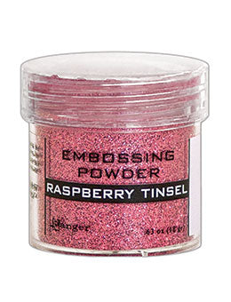 RASPBERRY TINSEL EMBOSSING POWDER