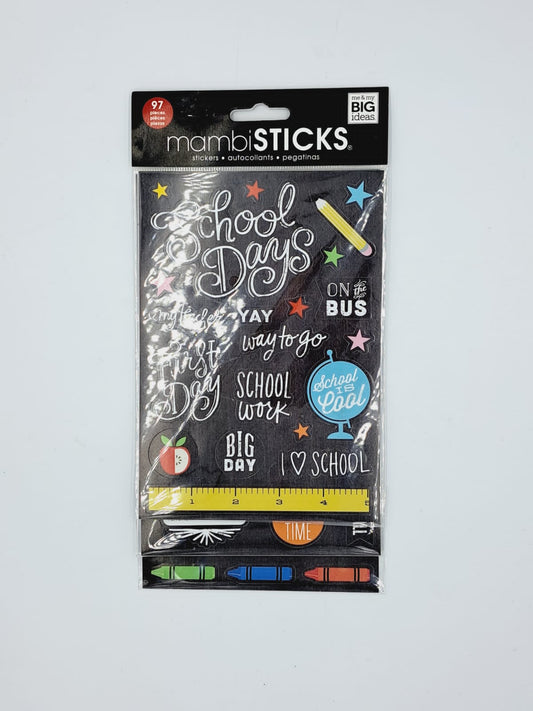 School Days Stickers – me & my BIG ideas