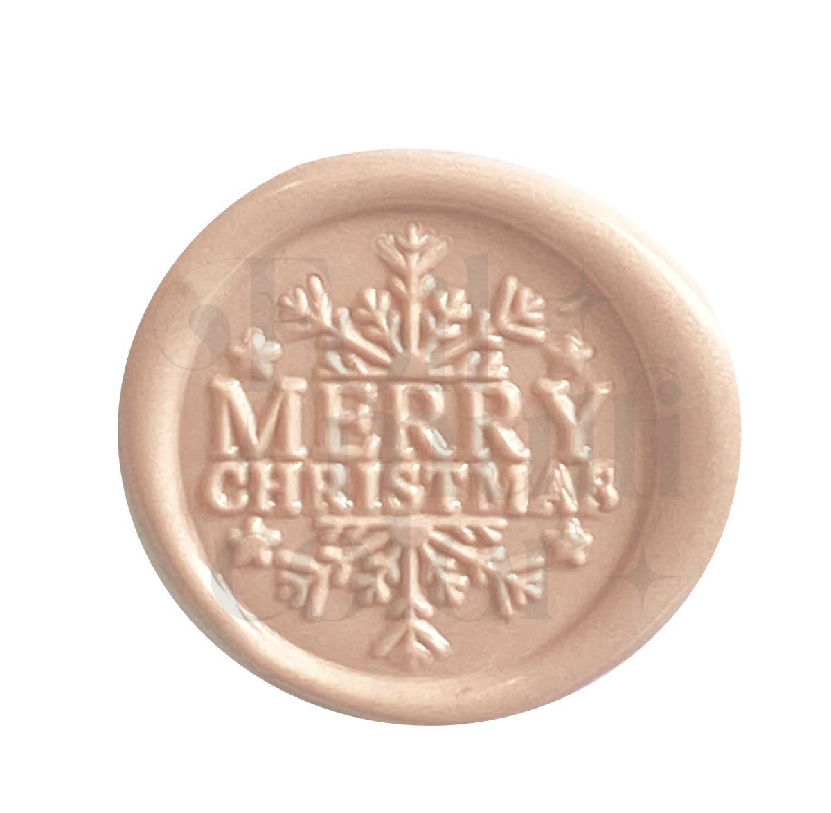 Merry Christmas Copo de Nieve Cabezal – Foil Multicolor