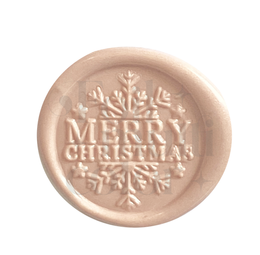 Merry Christmas Copo de Nieve Cabezal – Foil Multicolor