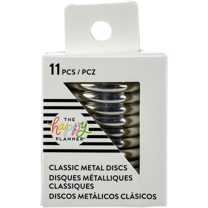 METAL MEDIUM SILVER DISC