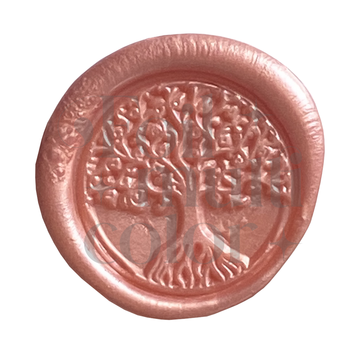 Cera Rosa Salmón Perla – Foil Multicolor