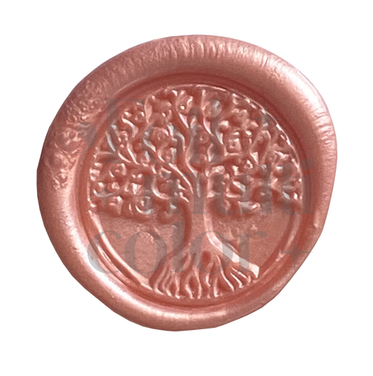 Cera Rosa Salmón Perla – Foil Multicolor