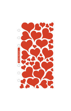 FOIL HEARTS STICKO