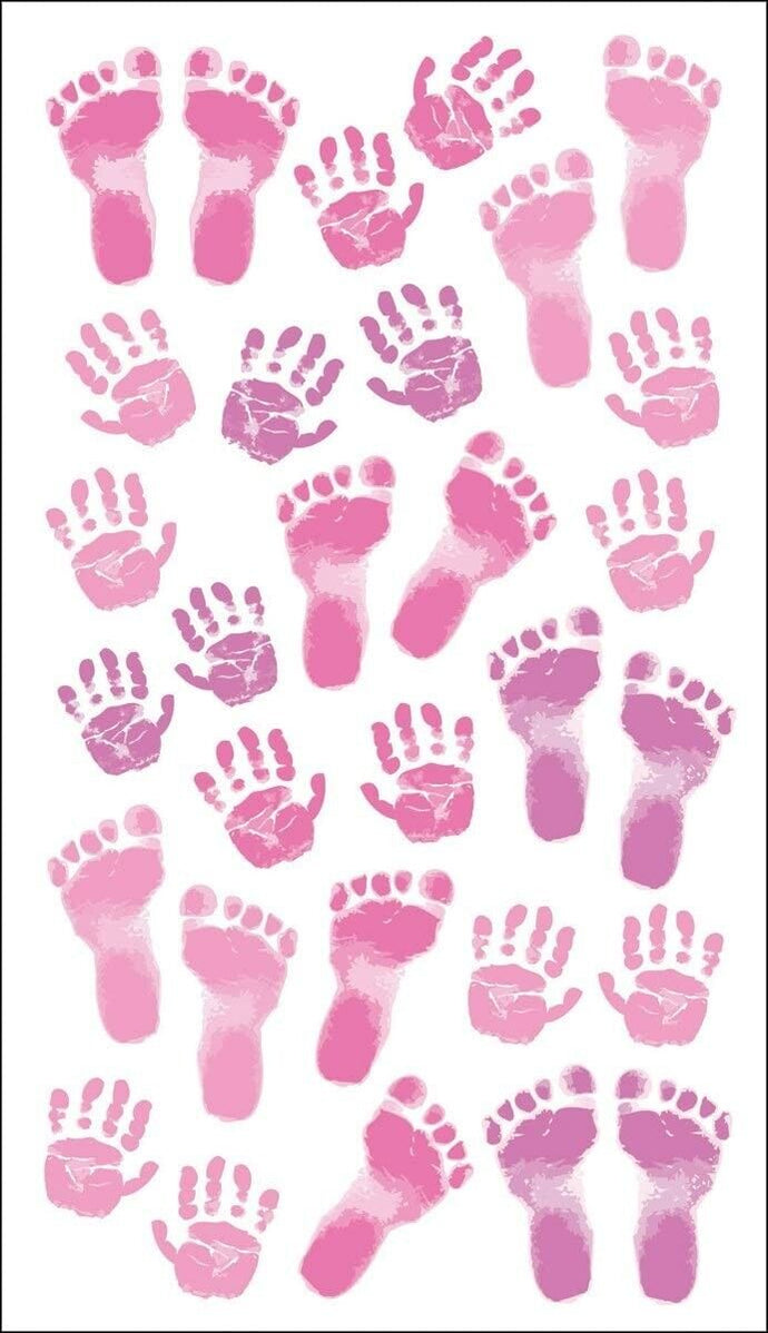 PASTEL BABY GIRL PRINTS STICKO